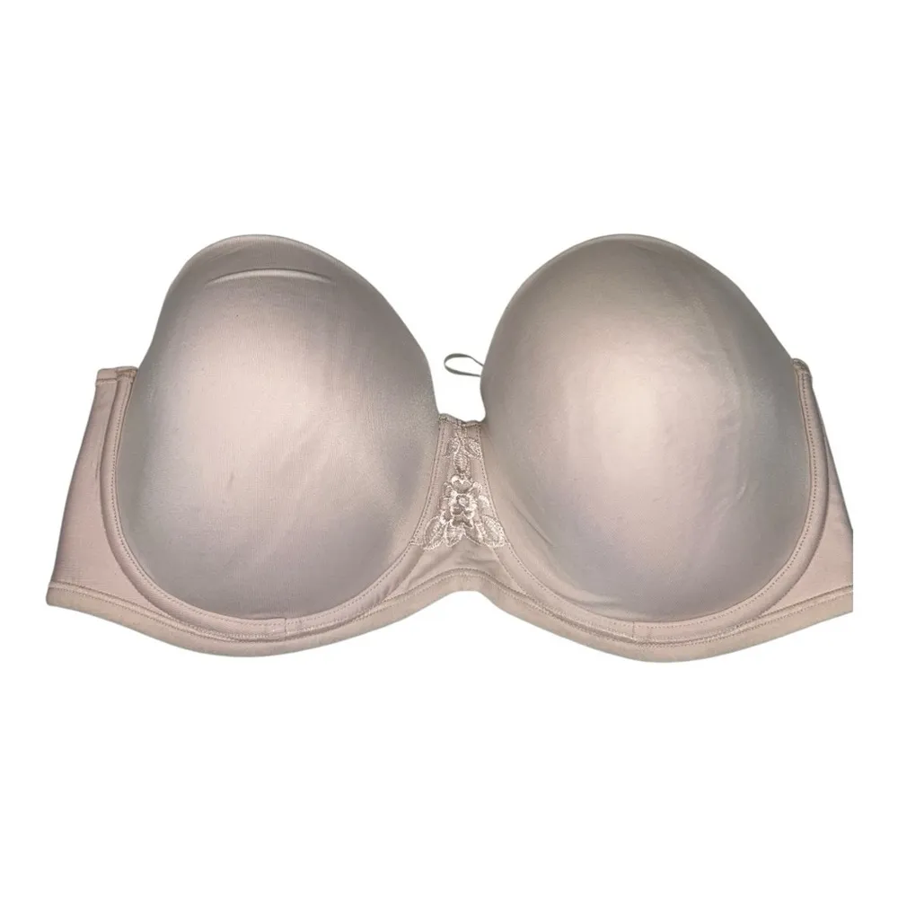 Vanity Fair Lingerie® Beauty Nude Strapless Full Figure Underwire Bra 40D NEW - Image 5