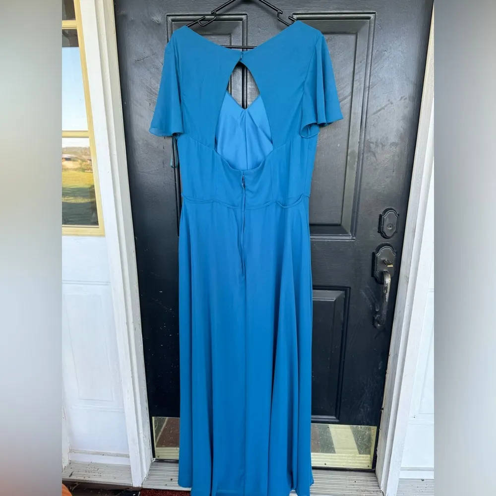 Kennedy Blue Teal/turquoise  Bridesmaid/formal Dress size 16 - Image 6