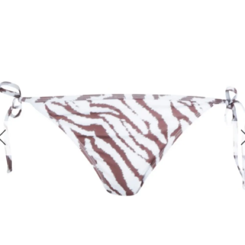 Boohoo Beach Tiger Side Tie Bikini Swim Bottom High Cut Size 10 NWT - Image 3