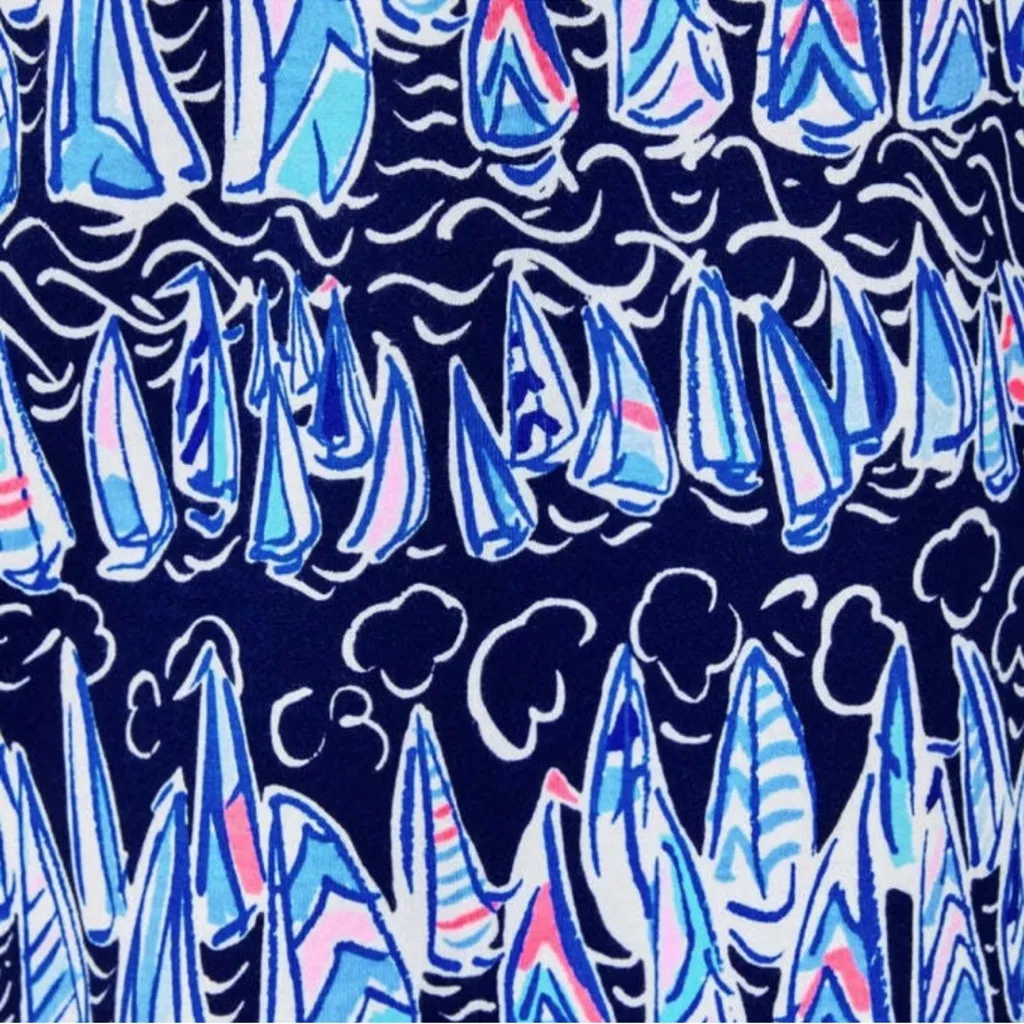 Lilly Pulitzer Martins Sail Boat Midi Maxi Pima Cotton Tank Dress Size XL - Image 13