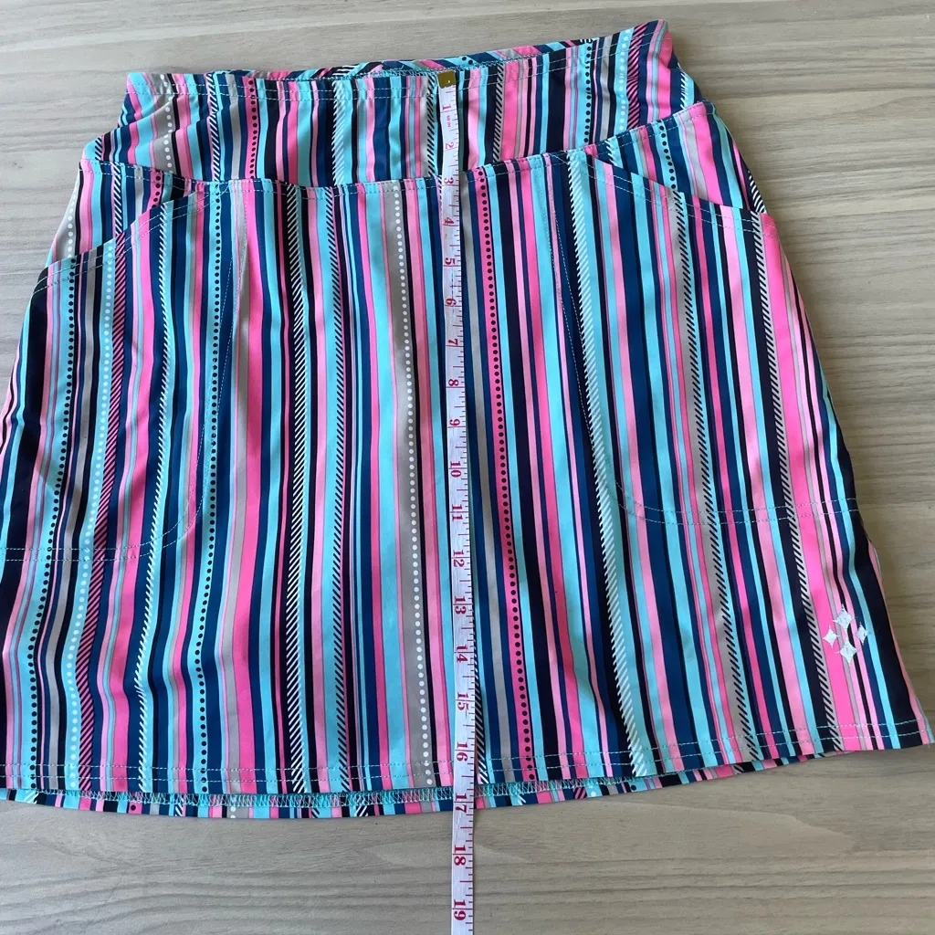 Jofit Vibrant Striped Mini Skirt Pink Size XS - Image 5