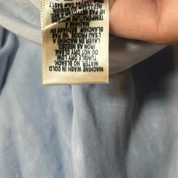 Anthropologie‎ Cloth and Stone Womens Small Roll Tab Long Sleeve Top 100% Tencel - Image 5