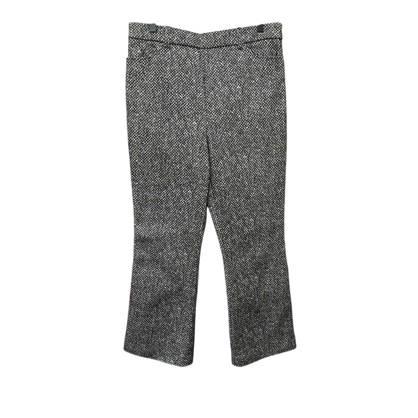 Tory Burch Printed Donegal High Waist Pants Size 10‎ DOUBLE FACED COATING - Image 13