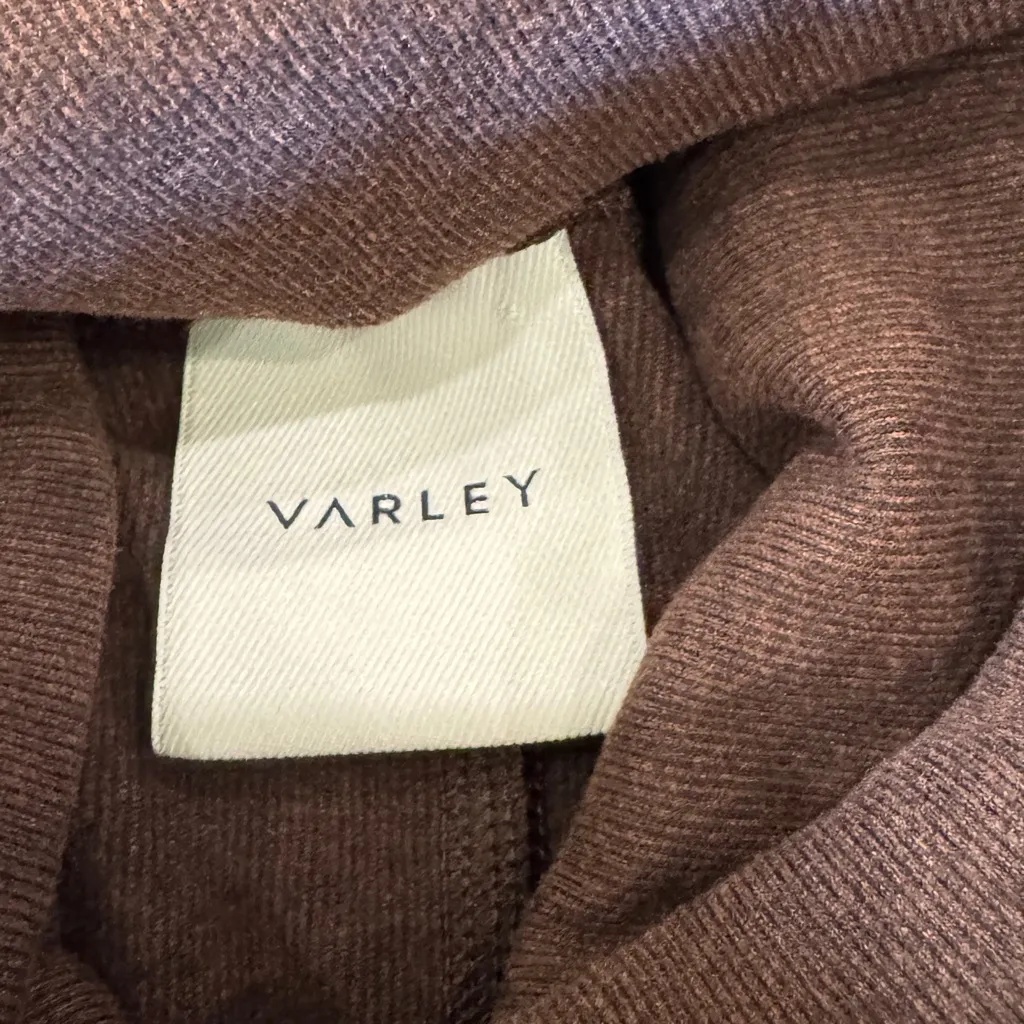 Varley Ariana High Neck Midlayer Red Chocolate Marl/ Red Dahlia size XS - Image 7