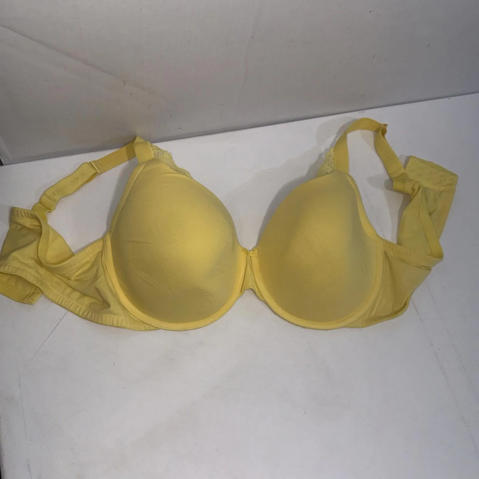 Lane Bryant Cacique Back-Close Lightly Lined T-Shirt Underwire Lace Bra 50D - Image 2