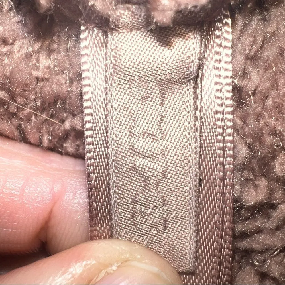 SKIMS 2X/3X Fuzzy Comfy Pants High‎ Waisted with Tie Camel Color Soft Stretchy - Image 7