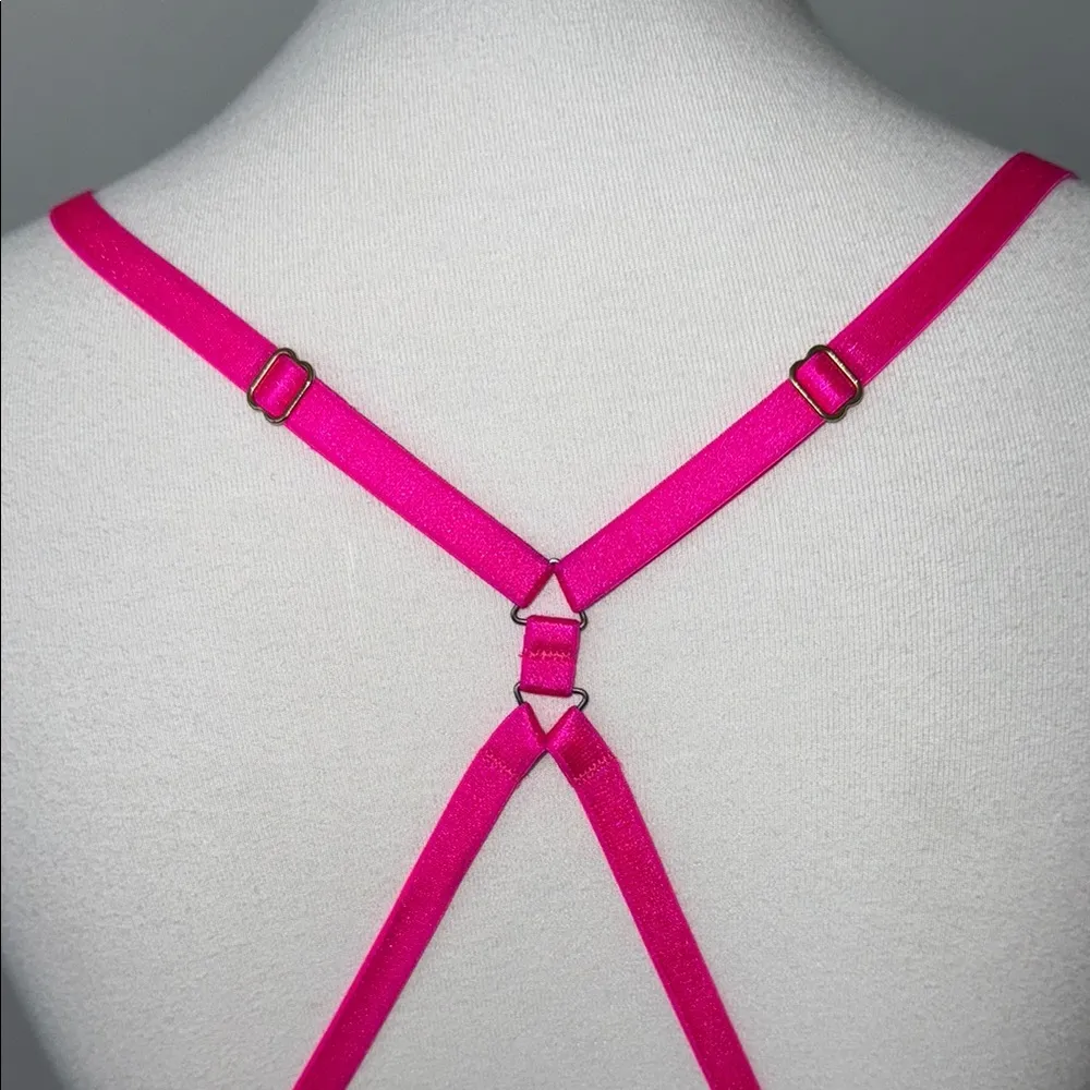 Victoria's Secret Very Sexy Push Up Vibrant Hot Pink Women's Bra 34 - Image 5