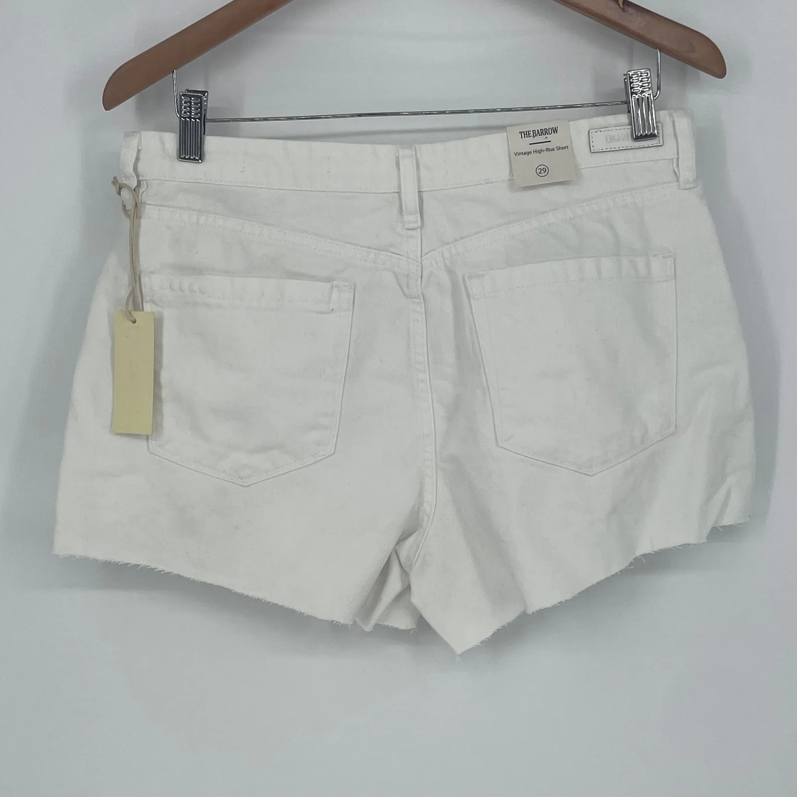 [BLANKNYC] The Barrow Vintage High Rise White Eyelet Denim Shorts Size 29 - Image 7