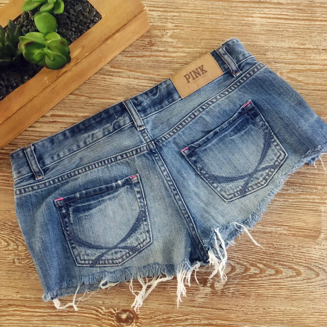 PINK Rhinestone Shorties - Image 2