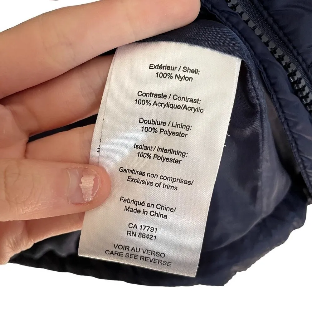 Freedom Trail by Kyodan navy blue sweater warm winter casual pockets knit - Image 6