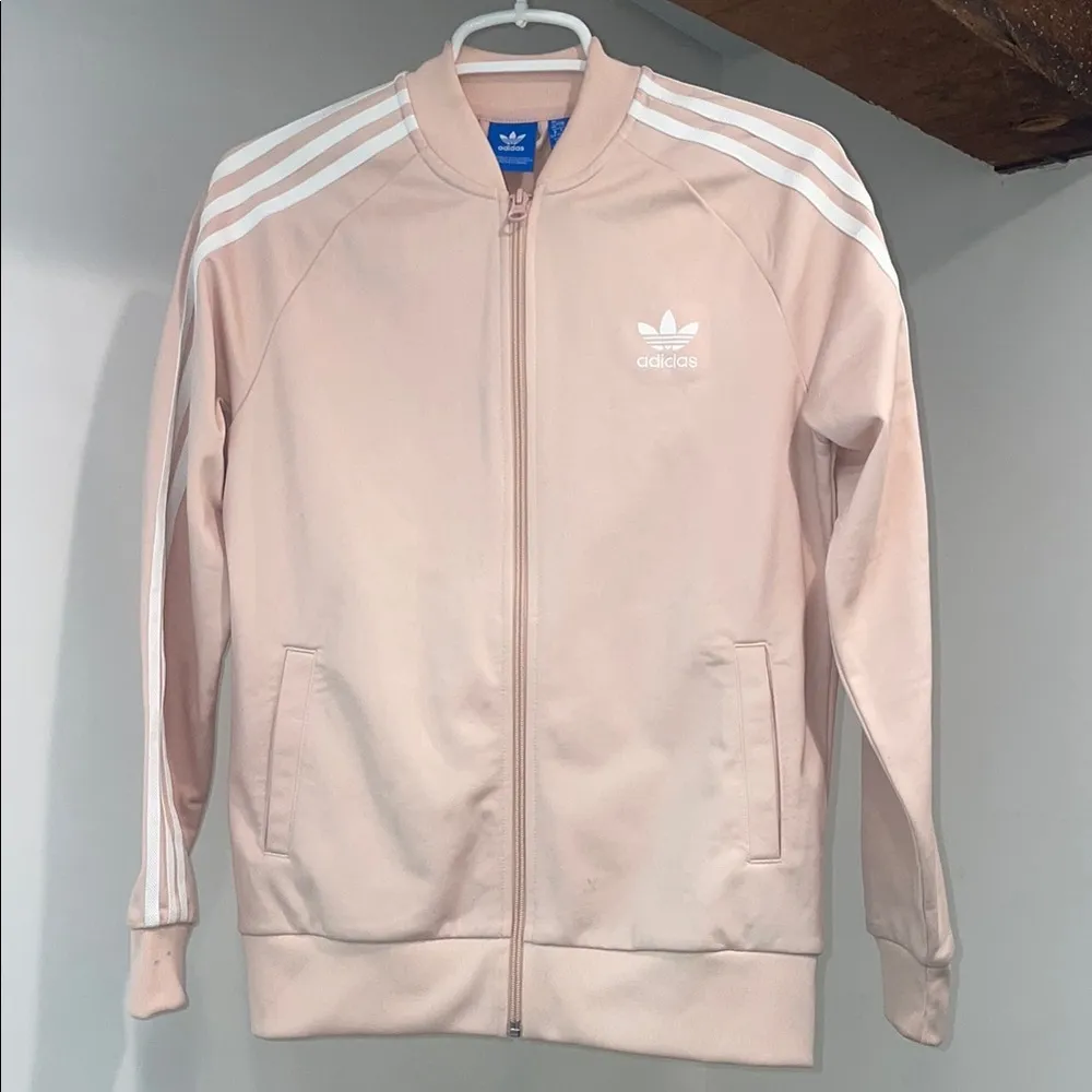 Adidas  original’s Pink Track Jacket - Image 3