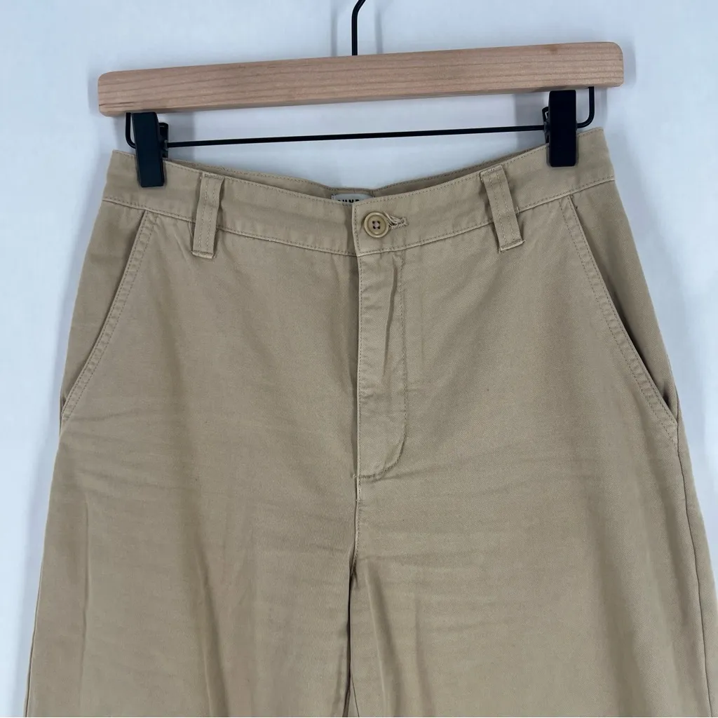 Sunday Best‎ Jaden Pant Khaki Chinos Mid Rise Straight Leg Organic Cotton Size 4 Tan - Image 4