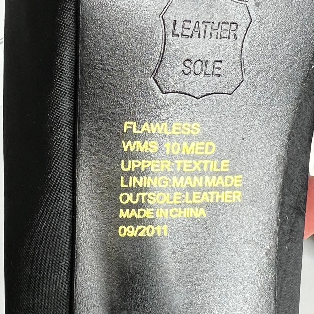 Unlisted Flawless Platform Heels Black Silver Shoe Size 10 - Image 5