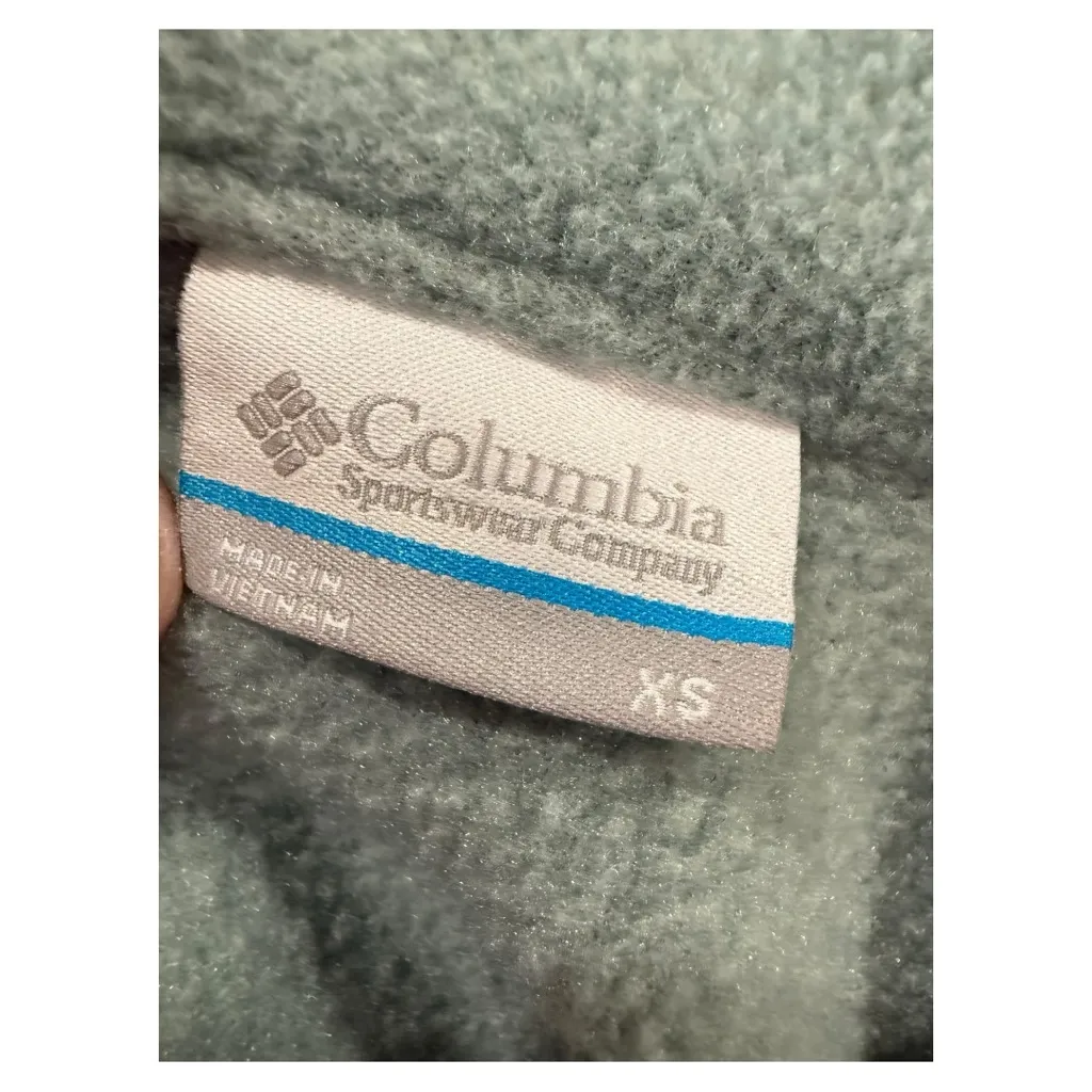 Columbia Women’s Full Zip Fleece Jacket – XS – Soft Sage Green - Image 6