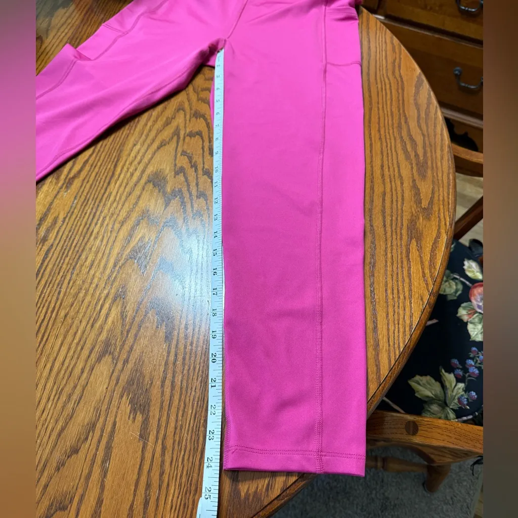 Bally Total Fitness Women's Bright Pink High-Waisted Leggings Size XL - Image 6