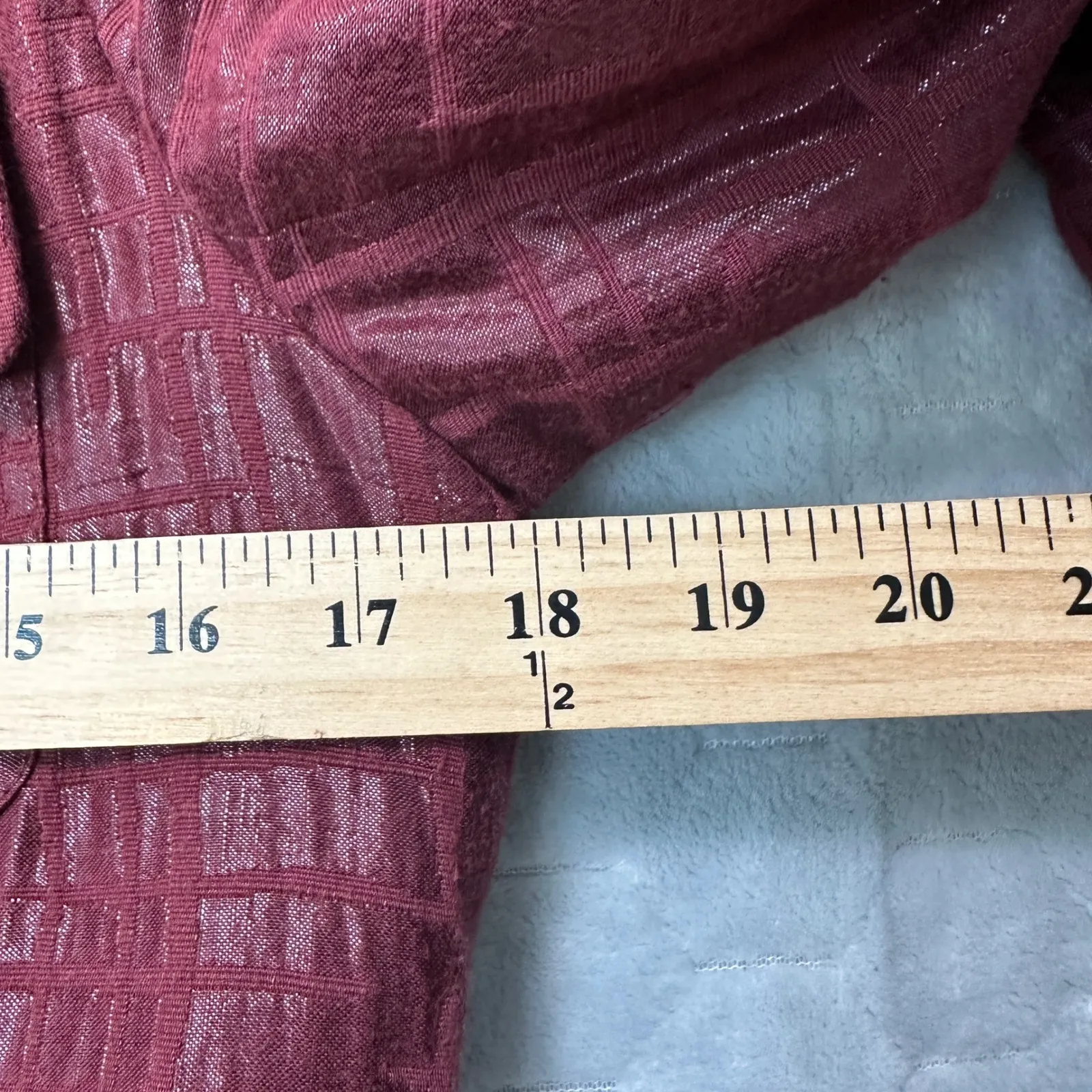 Vertigo Paris Women Red Textured Belt Coat Jacket S Lurex Cotton Blend Glam Mod - Image 7