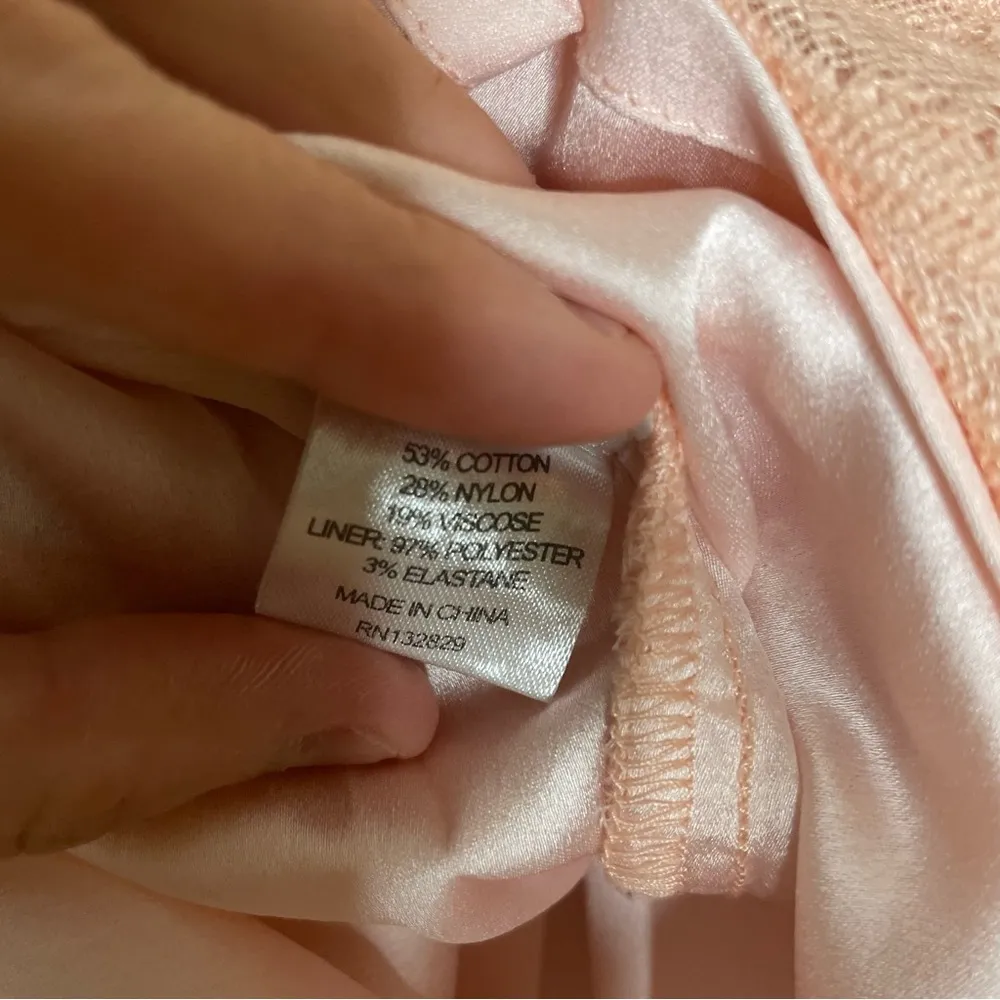 Lovers + Friends Caspian Textured Tropical Pattern Shift Mini Dress Small - Image 7