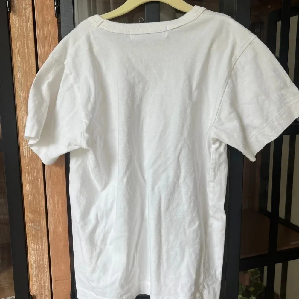 COMME des GARCONS PLAY Camouflage Double Heart Tee short sleeve heart tshirt Red - Image 8