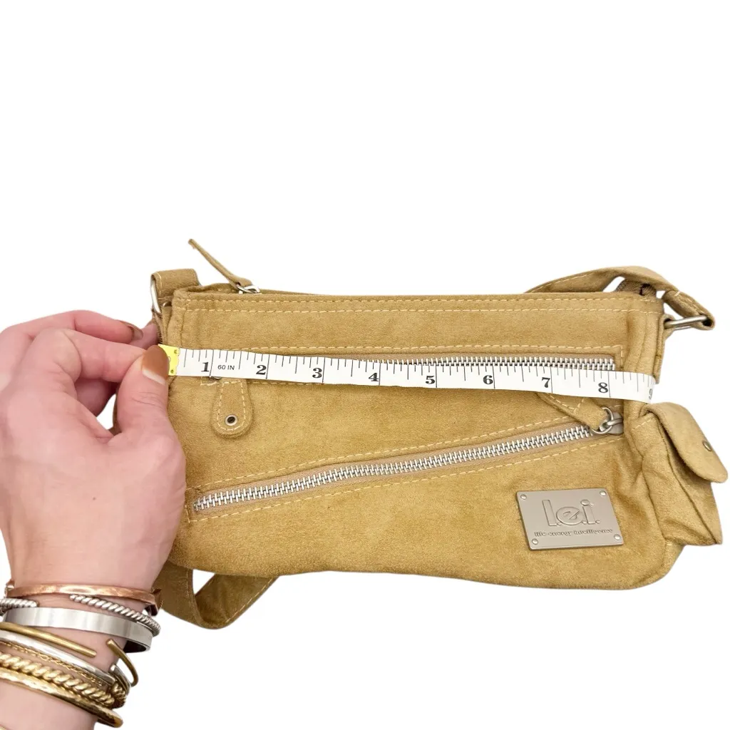 L.E.I. Vintage Y2K Small Shoulder Bag‎ Tan - Image 9