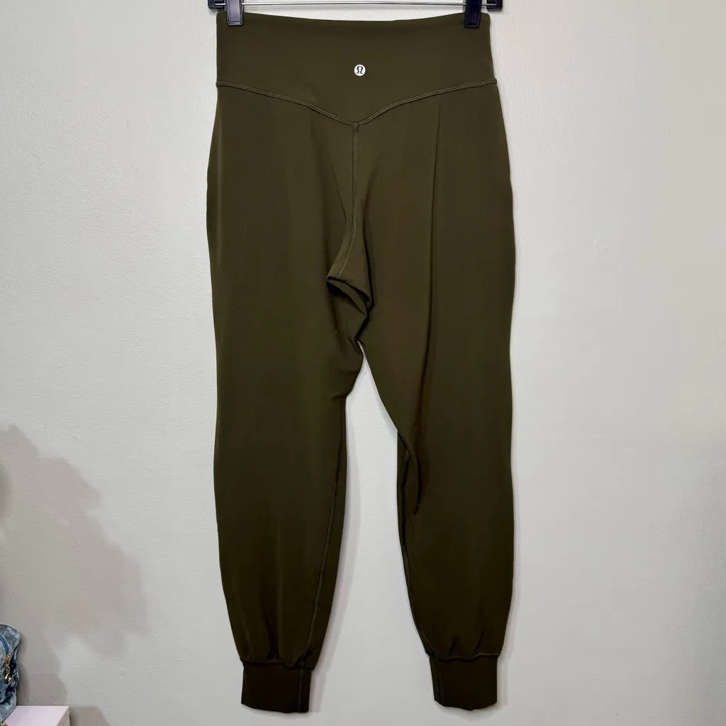 Lululemon Align High Rise Jogger Pants Dark Olive Green Size 6 - Image 10