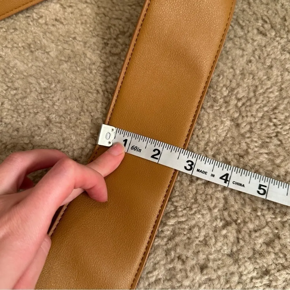 Unisex Street style brown tote shopper bag gym bag Tan - Image 11