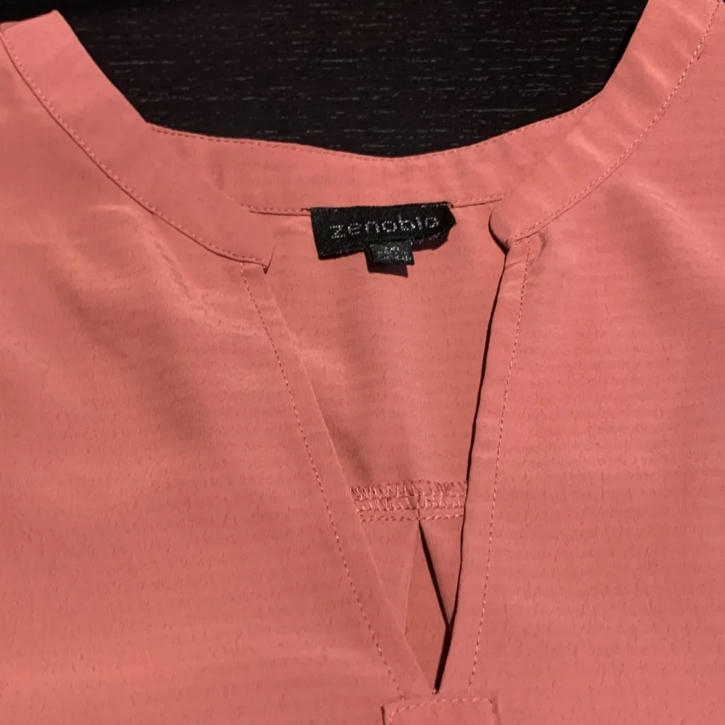 Zenobia Blush Pink Womens blouse - Image 5