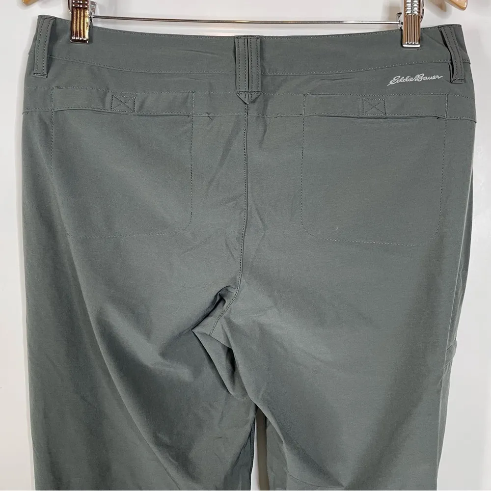 Eddie Bauer Womens Gray Adjustable Length Pants Size 10 - Image 4