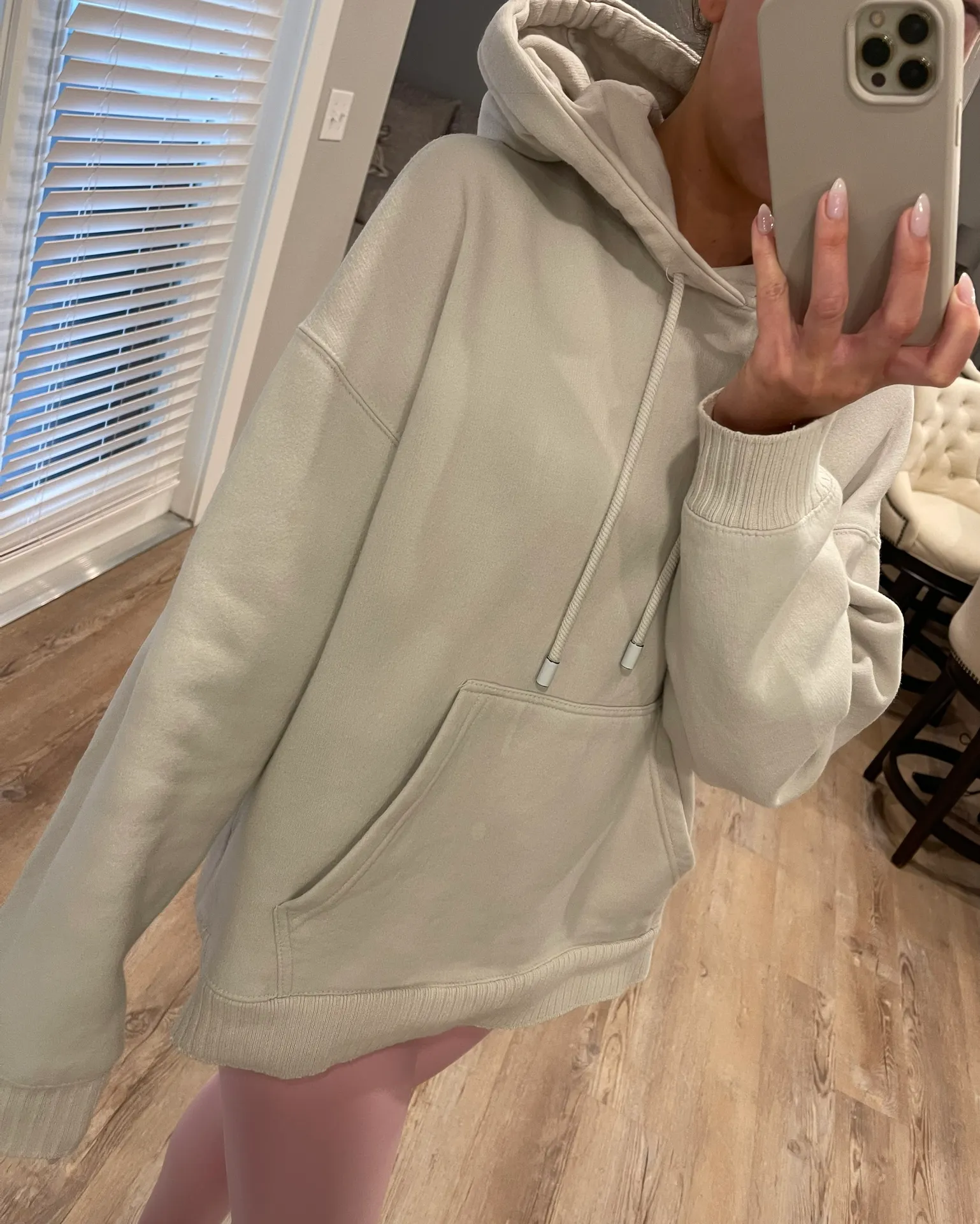 ZARA Cream Hoodie - Image 6