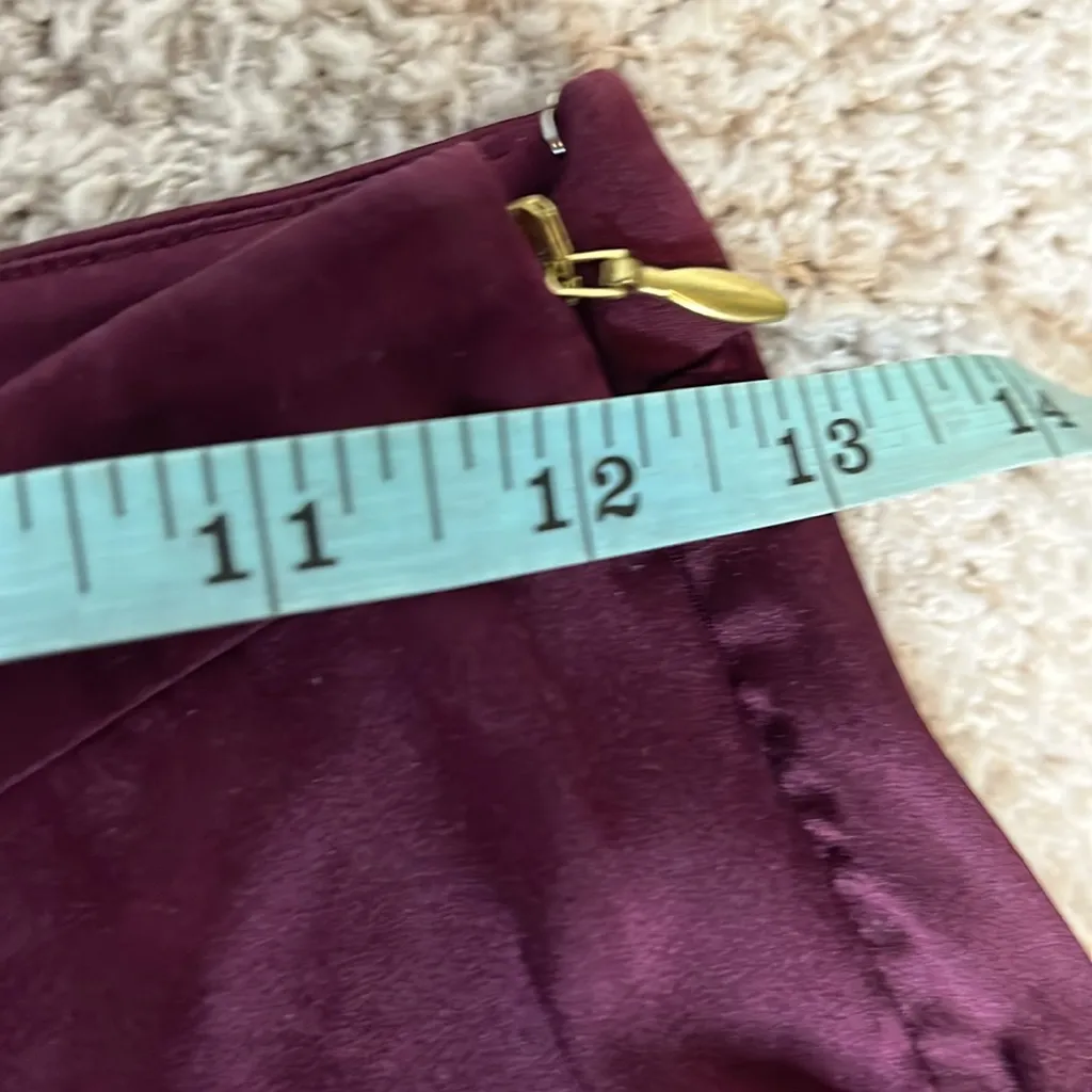 Agent Provacatuer Silk Pajamas Pants Size 6 Purple - Image 6