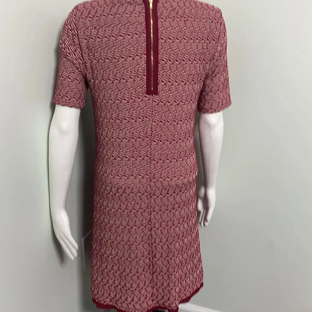 ANTHROPOLOGIE Maeve Dora Short Sleeved Red Dress Medium - Image 7