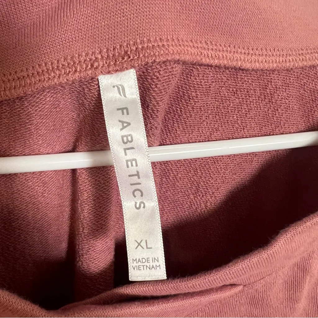 Fabletics Zaylee Cross Front Off Shoulder Pullover Orchid Smoke XL - Image 10