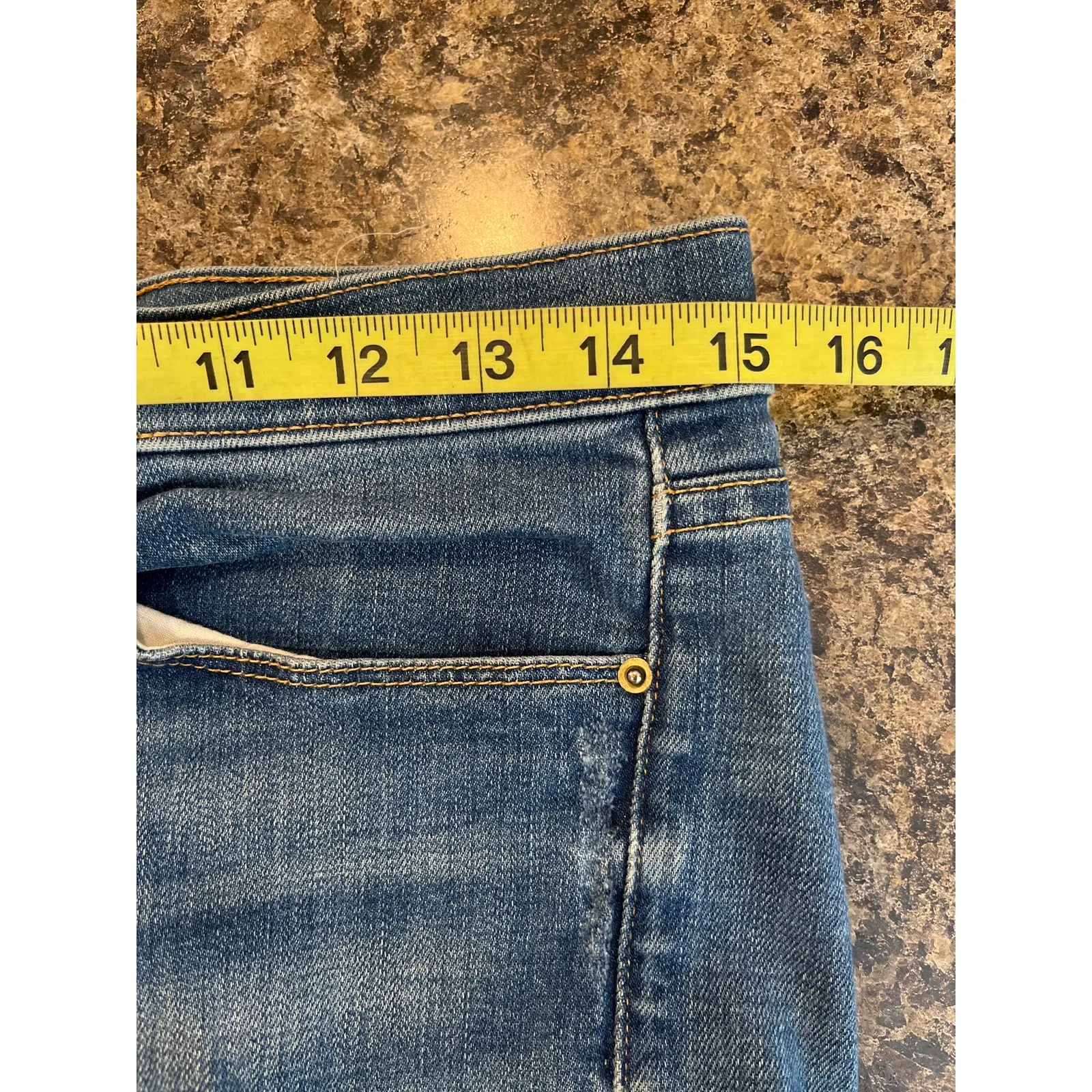 FRAME Le Garcon Size 26 Blue Distressed Boyfriend Jeans - Image 10