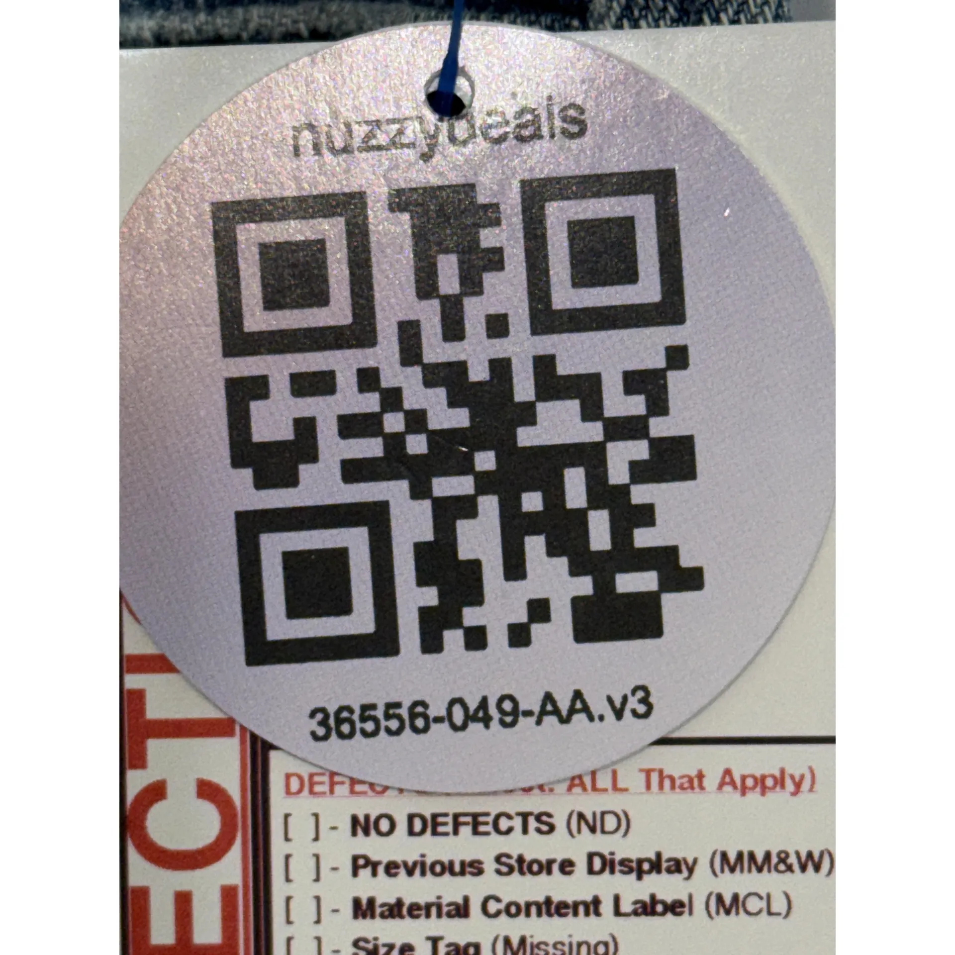 NEW Abercrombie & Fitch Blue Denim Distressed Cotton Mini Jean Skirt Size 10 - Image 6