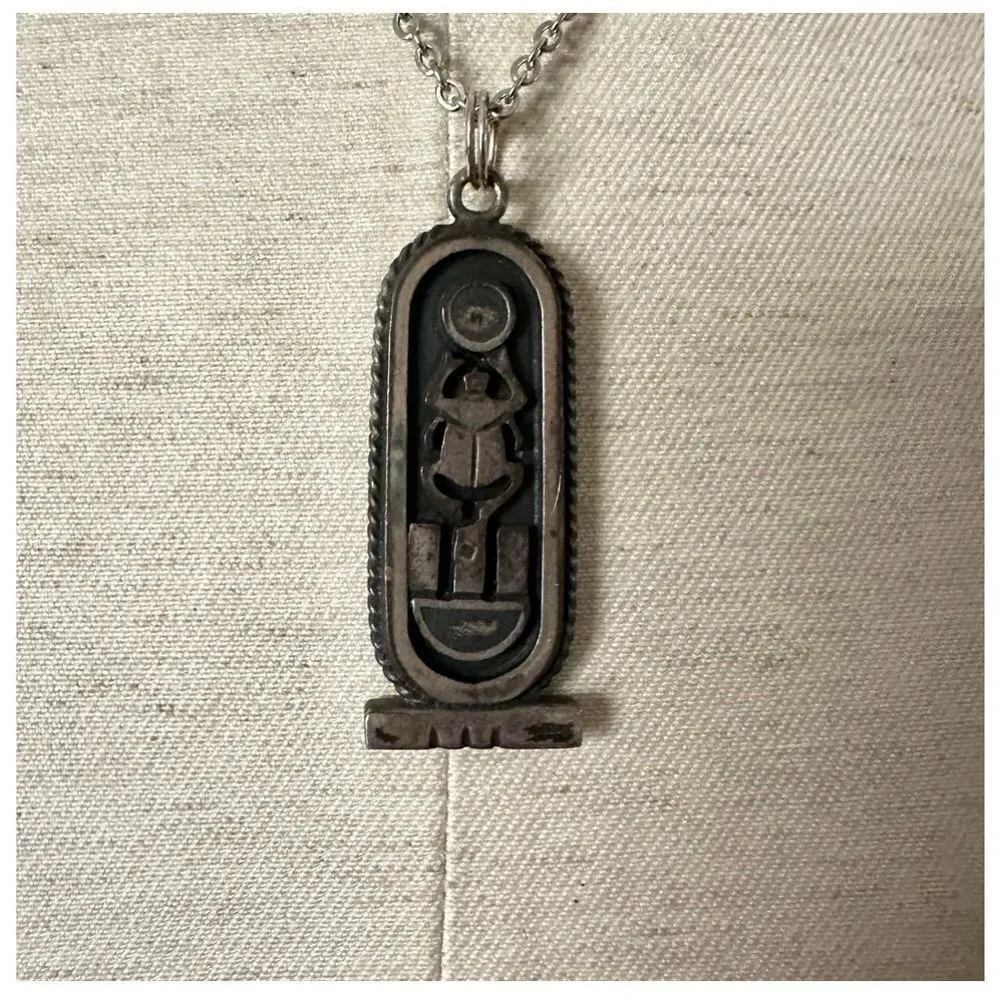 Egyptian cartouche pendant necklace - Image 6