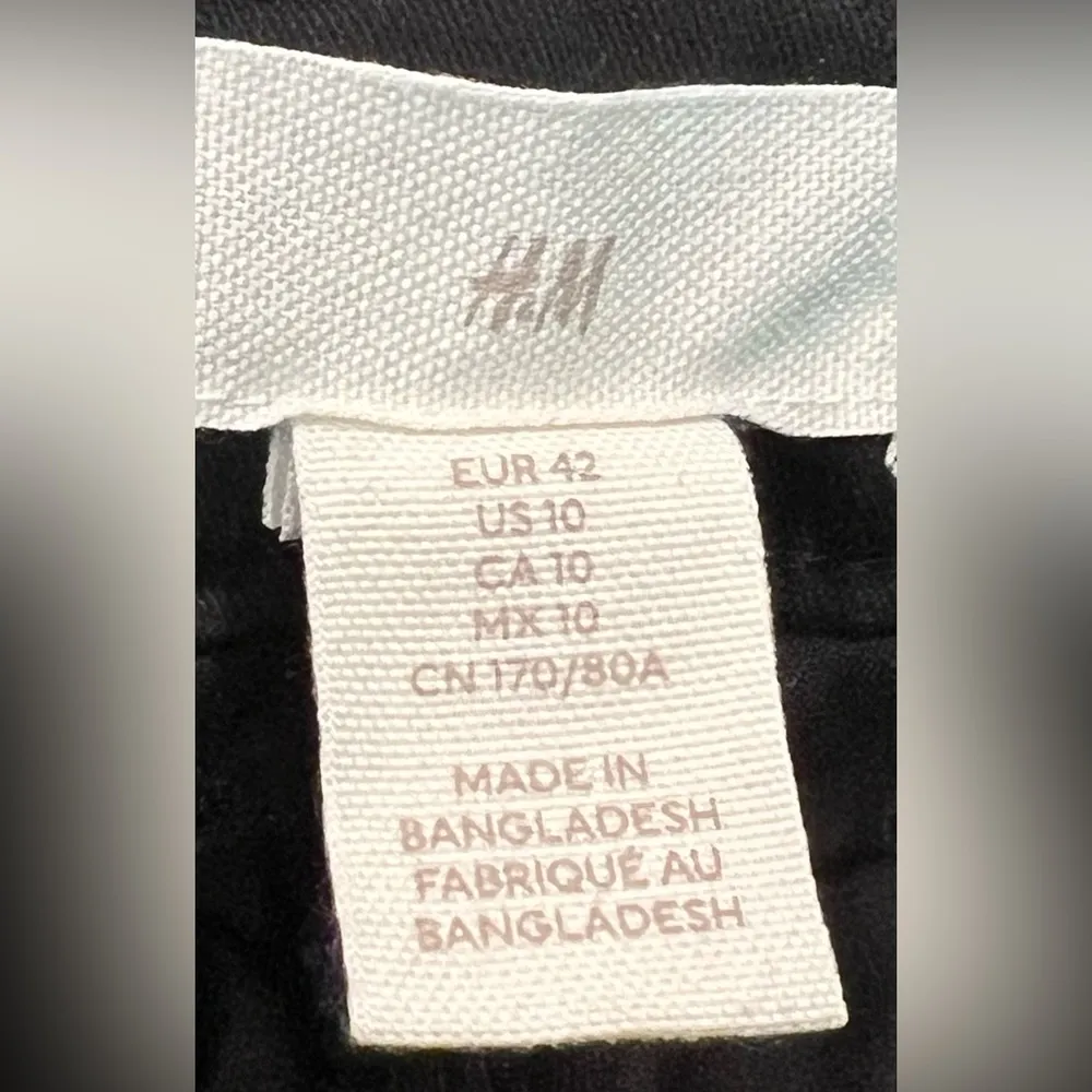 H&M cargo pants - black - size 10 - never worn - Image 9