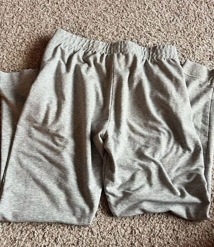 Gymshark  Women's Medium Crest Joggers Gray Slim Fit Embroidered Logo Workout - Image 7