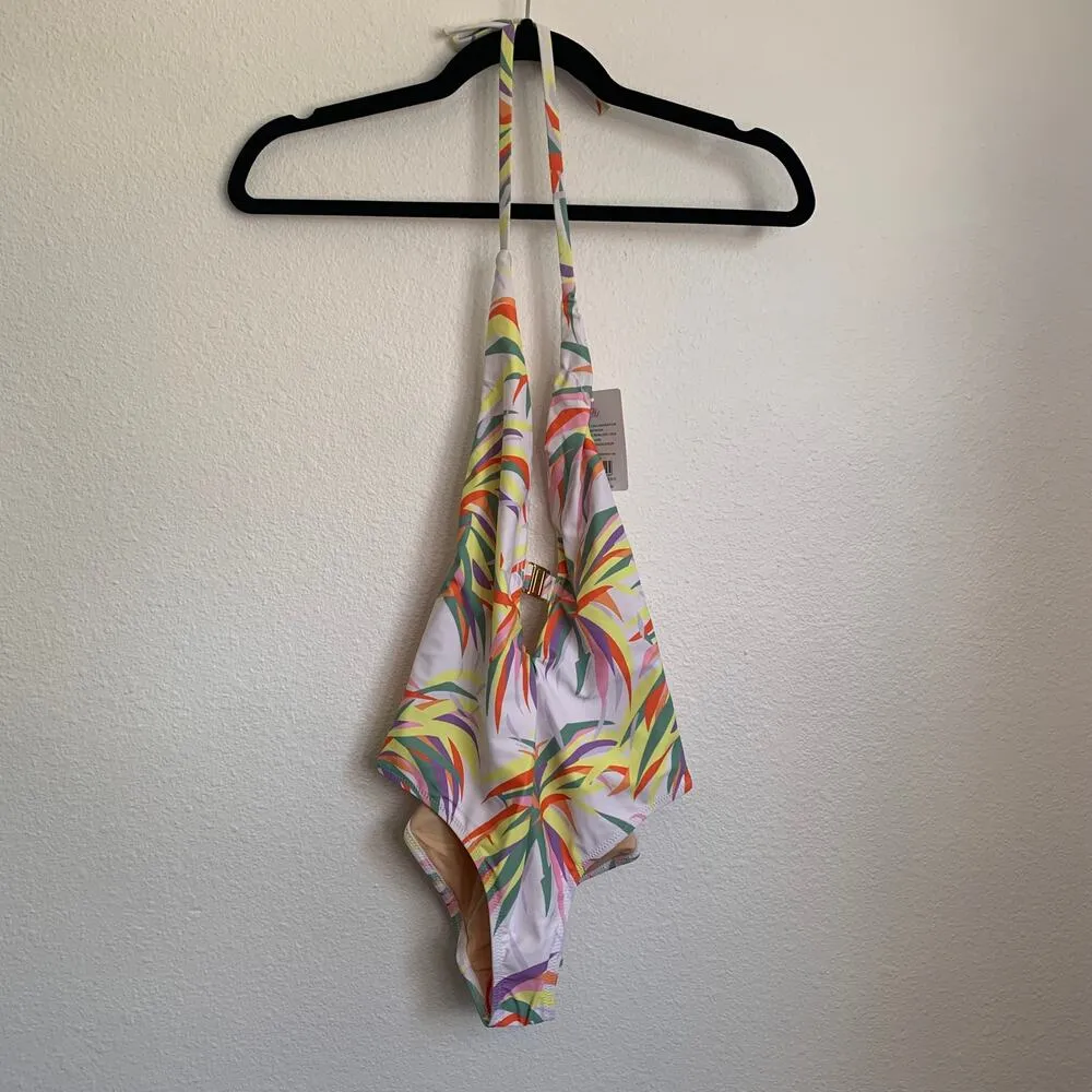 NWT L'agent by Agent Provacateur Tayler One PIece Swimsuit in Tropical White - Image 5