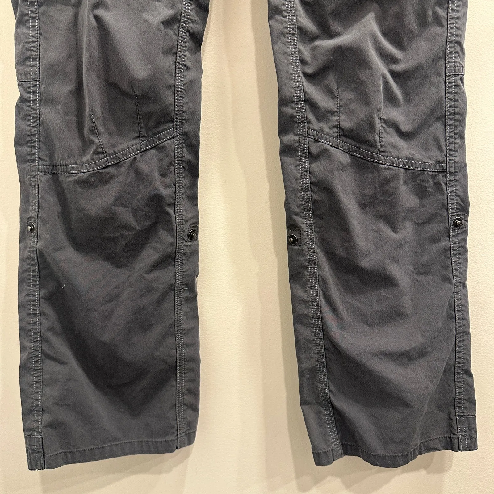 KUHL Splash Roll-Up Cargo Pants Gray Size 4 Gorpcore Outdoor Hike Utility Climb - Image 7