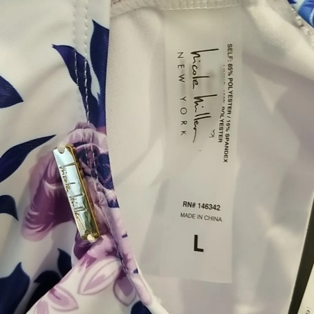 💕NICOLE MILLER💕 Pintuck Pleat One-Piece Swimsuit - Image 9