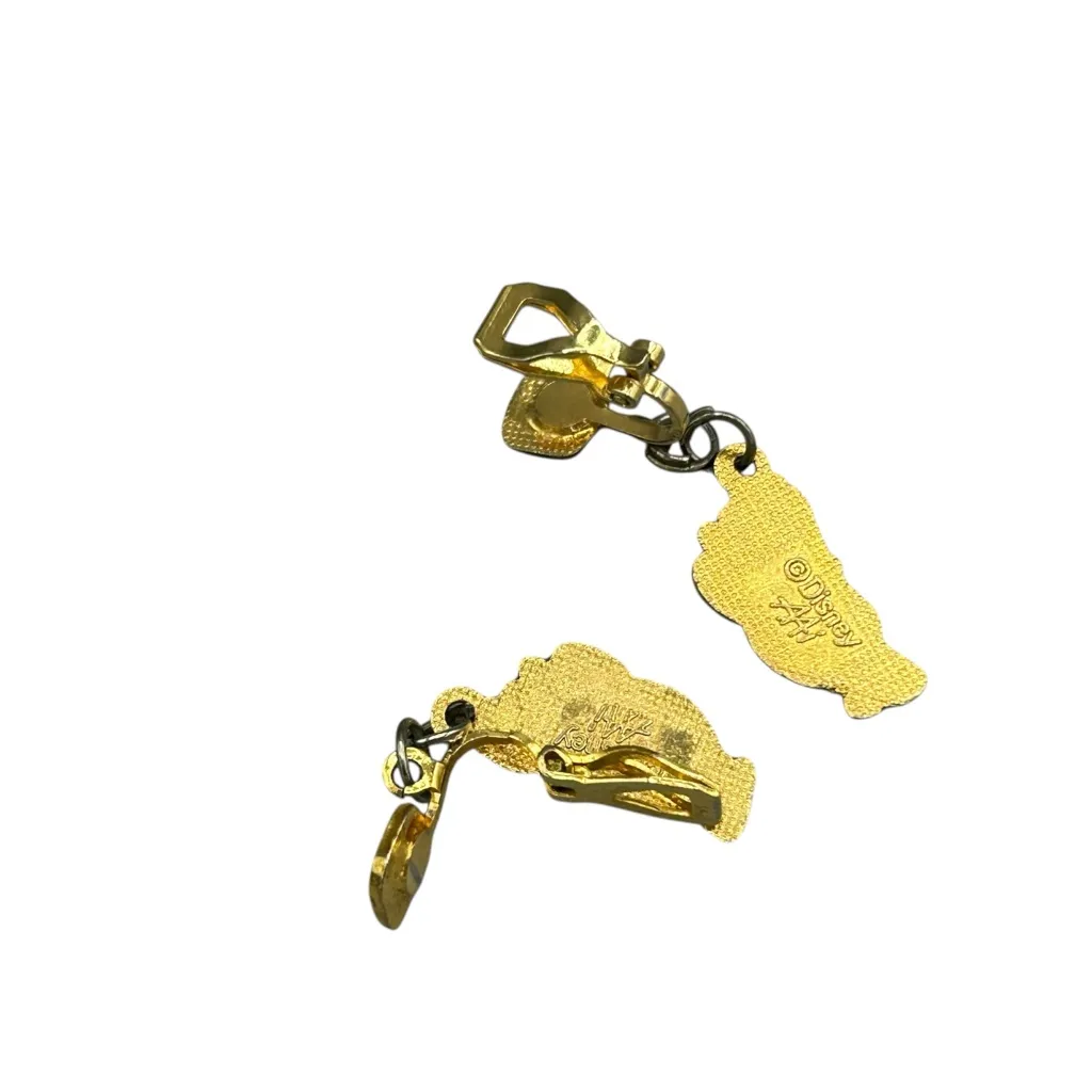 Vintage Disney Winnie the Pooh Enamel Clip Earrings - Image 5
