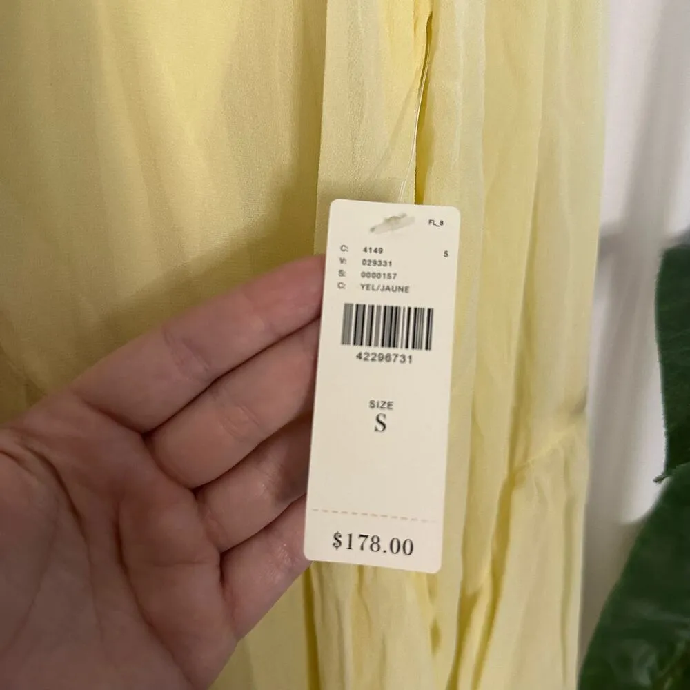 Lacausa Seashell Mini Tunic Dress Yellow Size Small NWT - Image 4