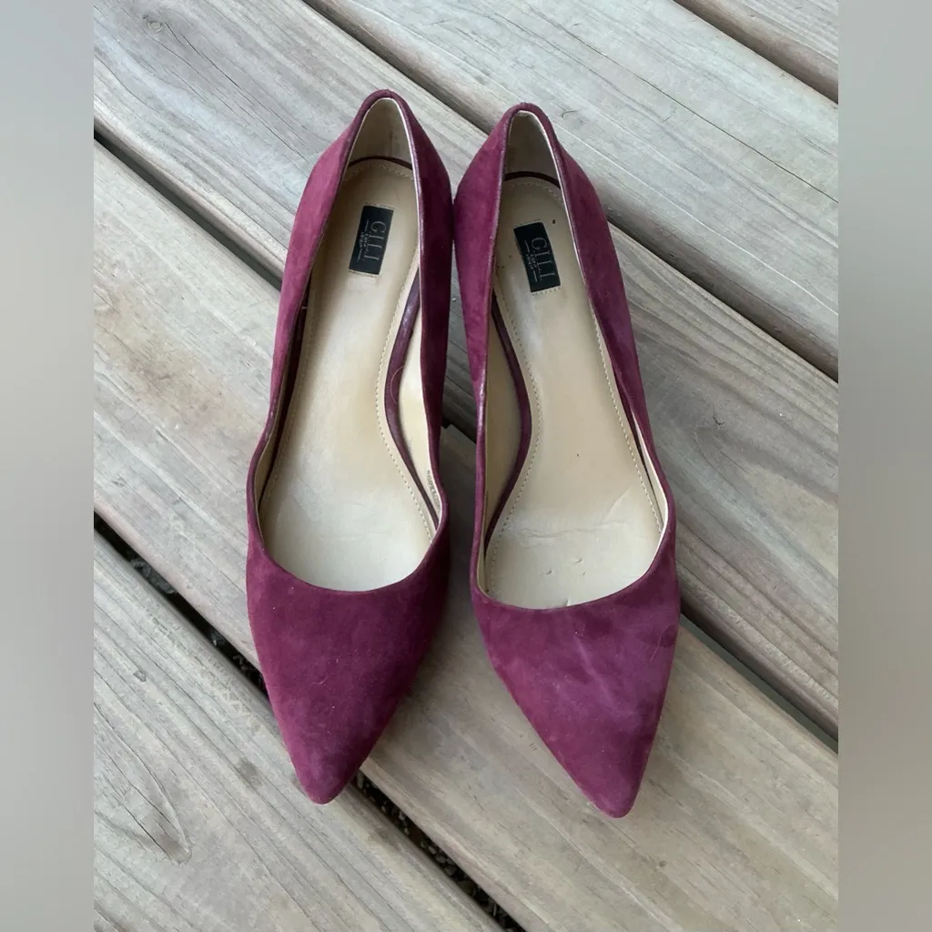 Comfy pretty mid heel pumps💗💗 Purple Size 9.5 - Image 5