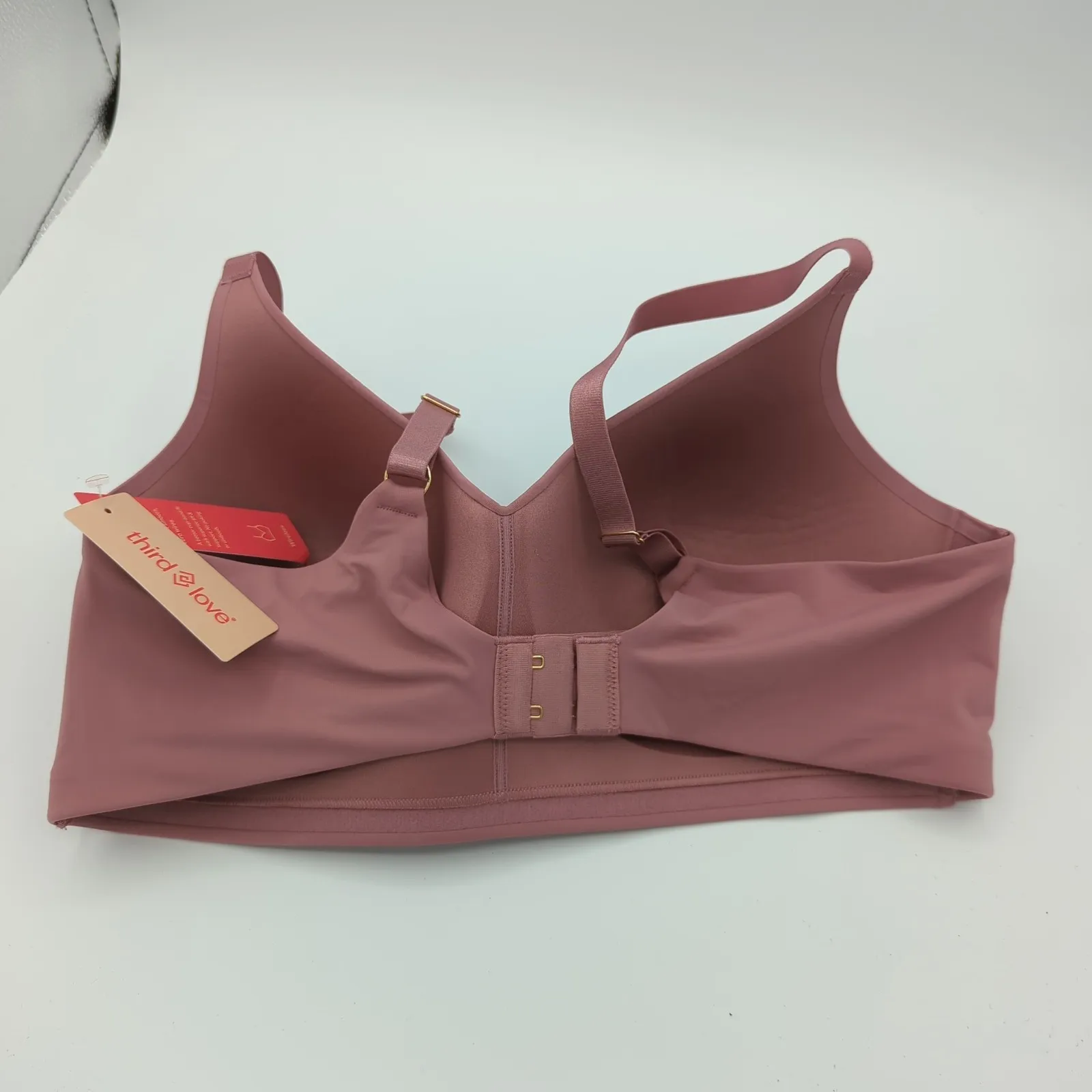 Third Love 24/7 Classic Wireless Bra Pink L+ Blush Smooth Full Coverage 36D 36DD Size undefined - Image 3