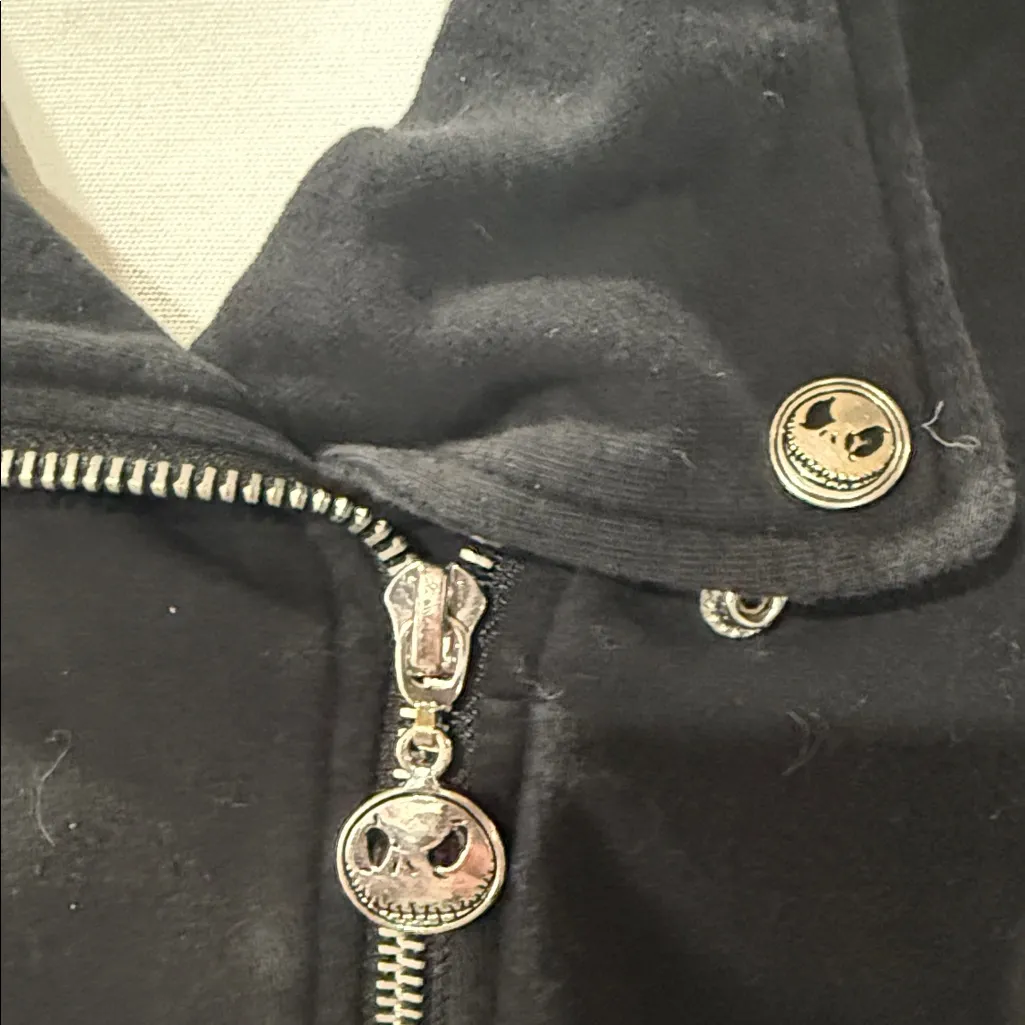 Disney Nightmare Before Christmas Black Jacket Size XXL - Image 4