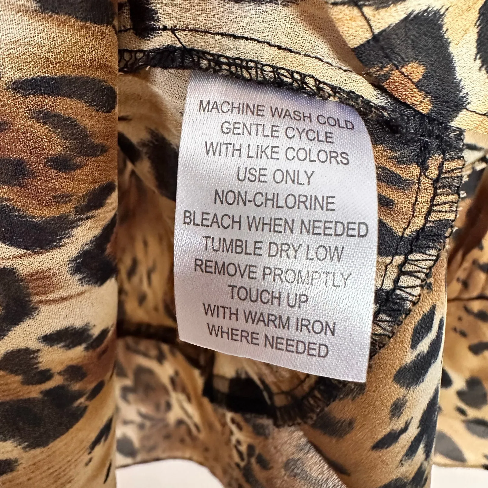 Allison Taylor Y2K 2000's Set of 2 Going Out Ruffle Tops Leopard Print Brown XL - Image 16