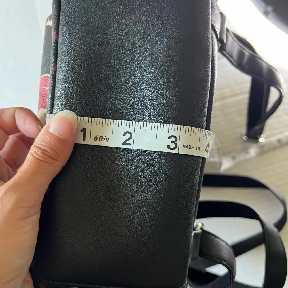 Naruto Shippuden Itachi Akatsuki Mini Backpack Black - Image 7