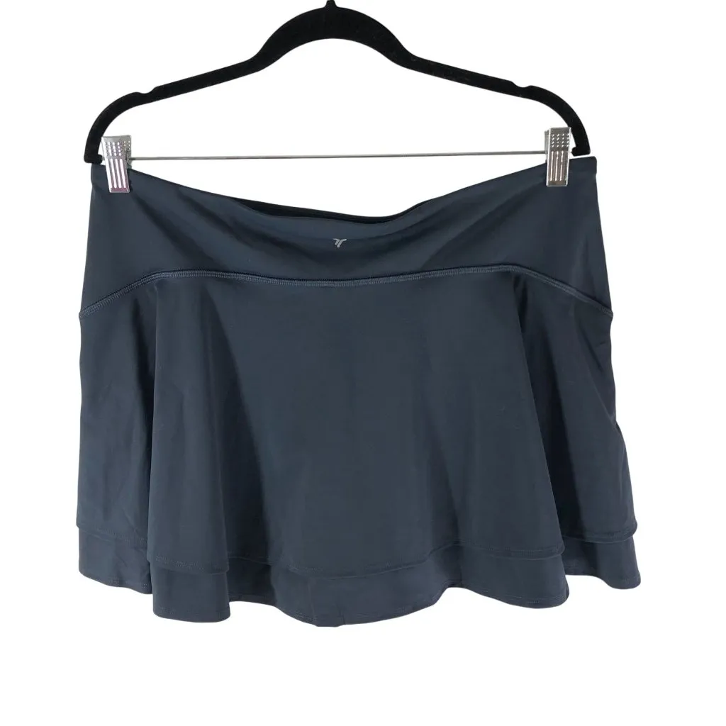 Old Navy Active Skort Powersoft Extra High-Rise Go-Dry Dark Blue XL - Image 3