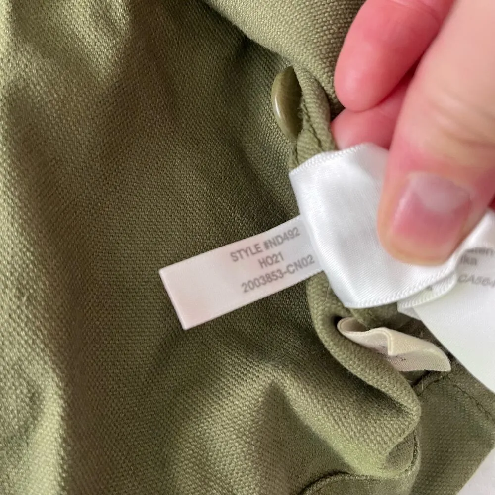 Madewell Northover Desert Olive Oversized Regular Fit Versatile Jacket Size Smal - Image 6