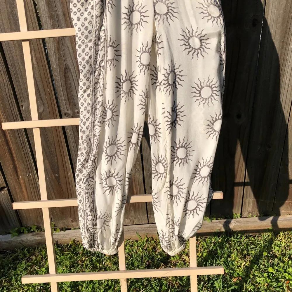 UO Out From Under Hollis Lounge Jumpsuit Harem Leg S - Image 5