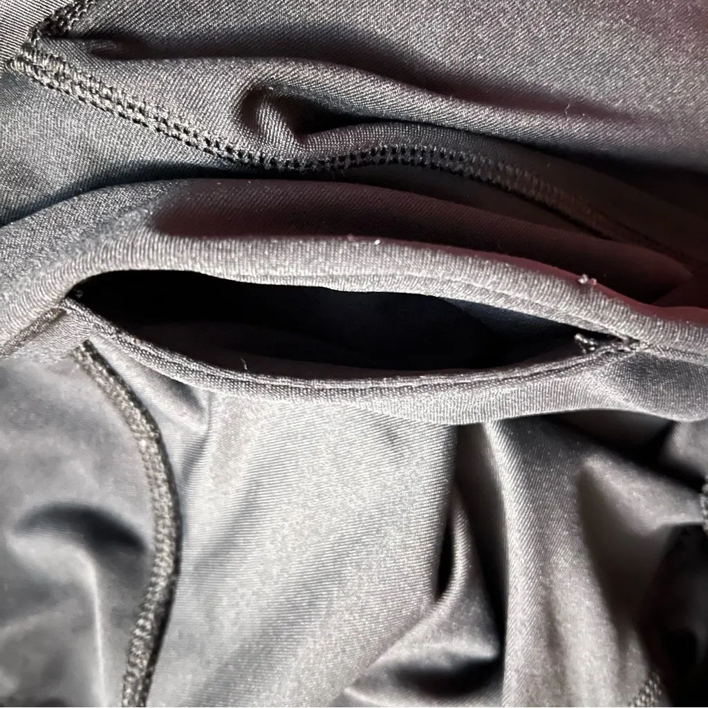 90 Degree By Reflex Women’s Black w/3 Shades of Gray Accent Leggings - Image 8